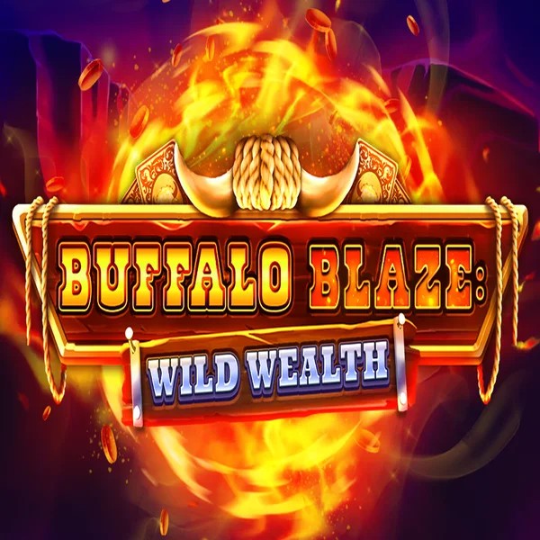 Official Slots logo: Buffalo Blaze Wild Wealth by OctoPlay at Rollflame Casino