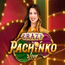 Crazy Pachinko logo by Evolution at Rollflame Casino