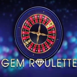 Gem Roulette slot logo by iSoftBet at Rollflame Casino