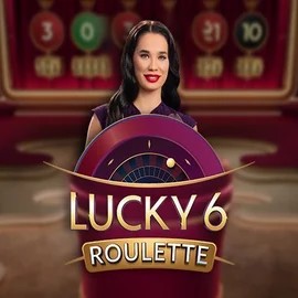 Official Live Casino logo: Lucky 6 Roulette by Pragmatic Play at Rollflame Casino